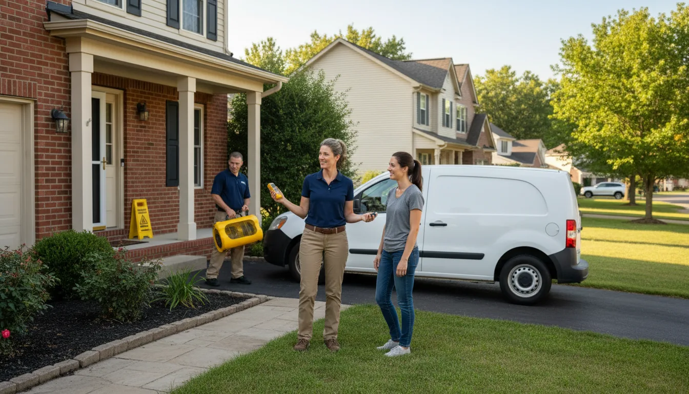 Water restoration image for Dehumidification And Cleanup Services in Kingman, KS